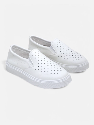 Royalfashion Damen perforierte Slipper Emayla