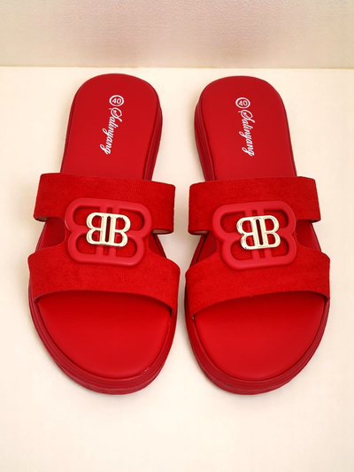 Royalfashion Damen Pantoletten mit flacher Sohle ChicStep