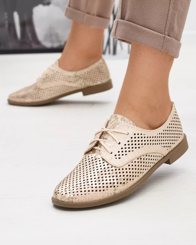 Rosa Damenschuhe mit Lochmuster Kotniso - Footwear