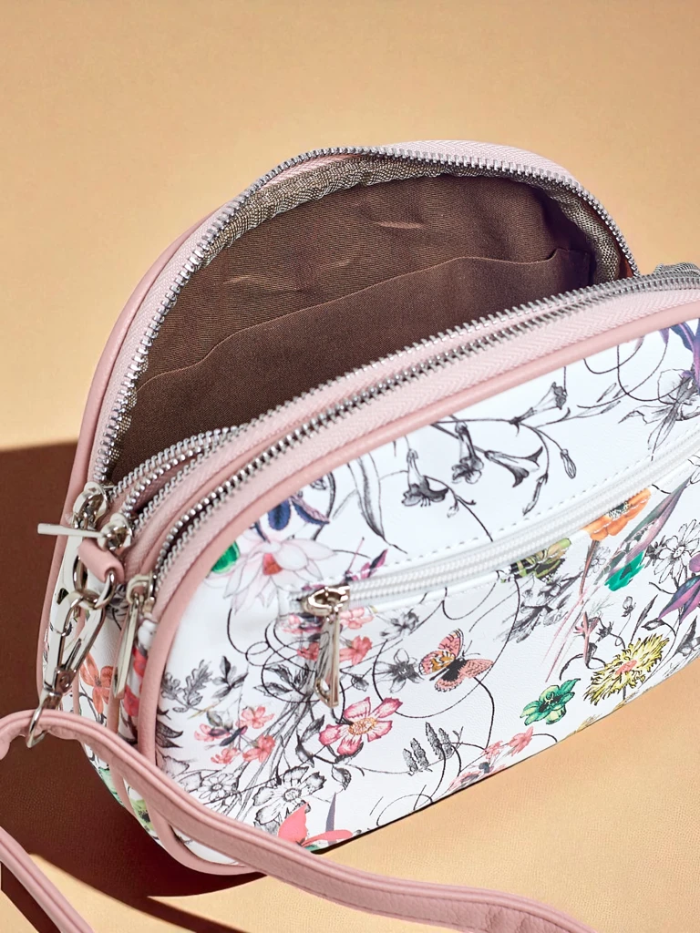 Royalfashion Kleine Damenhandtasche aus Öko-Leder Floriana