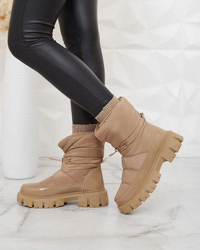 Royalfashion Damen-Schneestiefel in braun Sadella