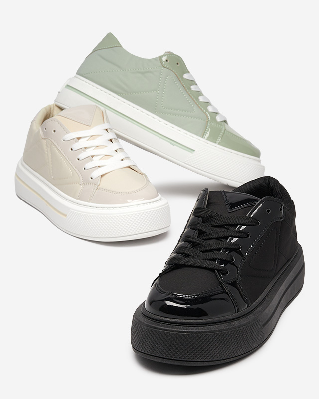 Smaqo grüne Sportturnschuhe für Damen - Schuhe