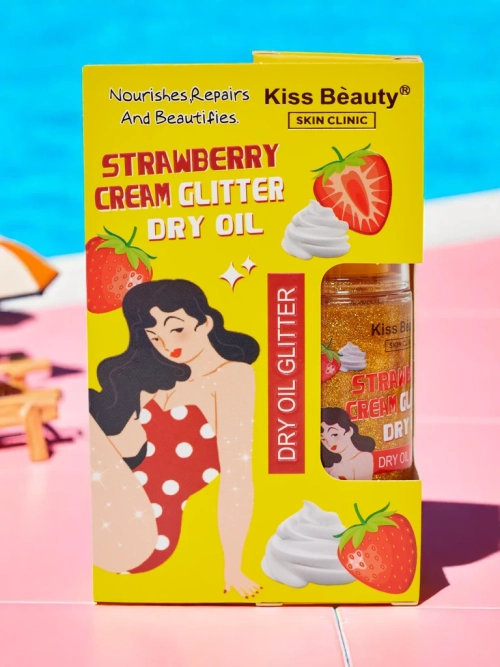 Літній Спрей – Рідкий хайлайтер для обличчя та тіла Полуниця