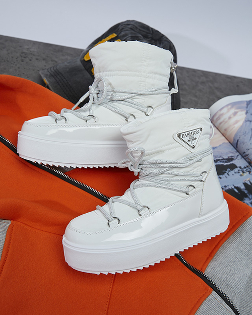 Білі дитячі снігоступи Асіфа - Взуття