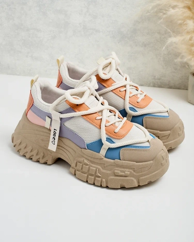 Royalfashion Damen Plateau Turnschuhe Bereya