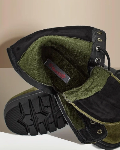 Royalfashion Damen Stiefeletten Arbeitsschuhe Ferrinole