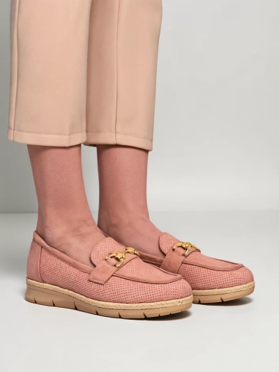 Royalfashion Damenflats mit einem dekorativen Detail an der Zehe
