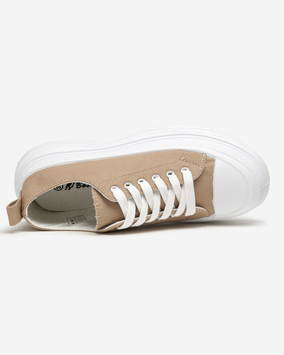 OUTLET Braune Sportschuhe für Damen Cresoma - Schuhe