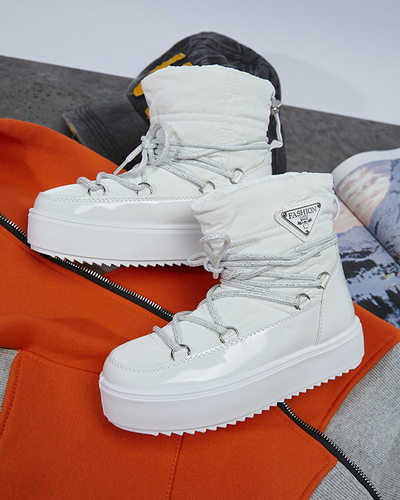 Білі дитячі снігоступи Асіфа - Взуття