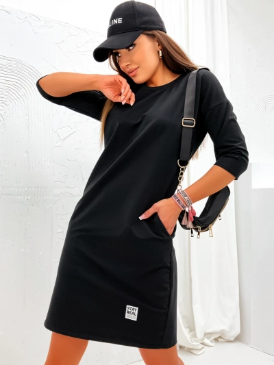 Royalfashion Damen Mini- Stoffkleid
