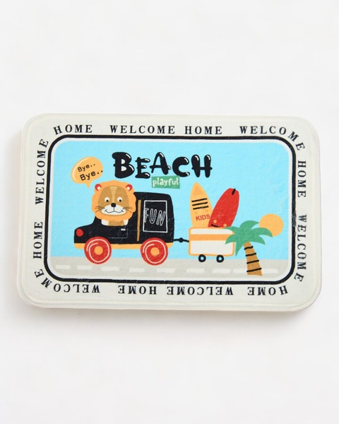 Royalfashion Bunter Fußabtreter mit Blumen 40x60