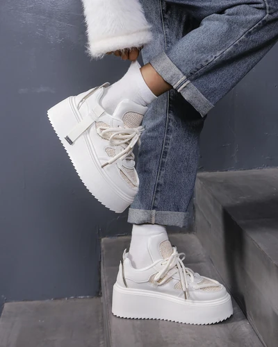 Royalfashion Damen Sportplattform Sneakers Aeroll