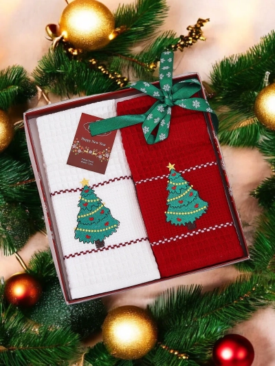 Royalfashion Holiday Handtuchset Frohes neues Jahr