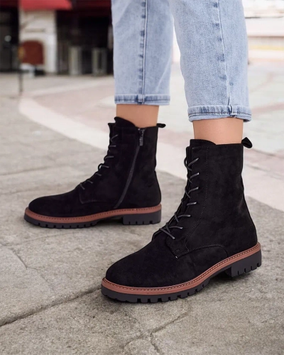 Royalfashion Damen Schnür-Stiefeletten Gosop