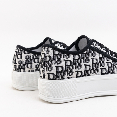 Schwarz gemusterte Mieko Damen-Sneaker - Schuhe