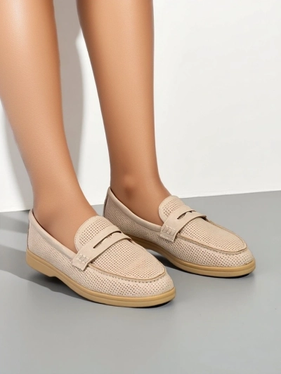 Royalfashion Жіночі замшеві мокасини Sierros