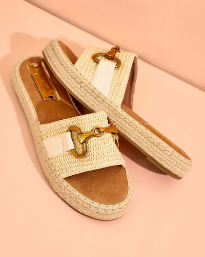 Royalfashion Damen Abic dekorative Flip-Flops