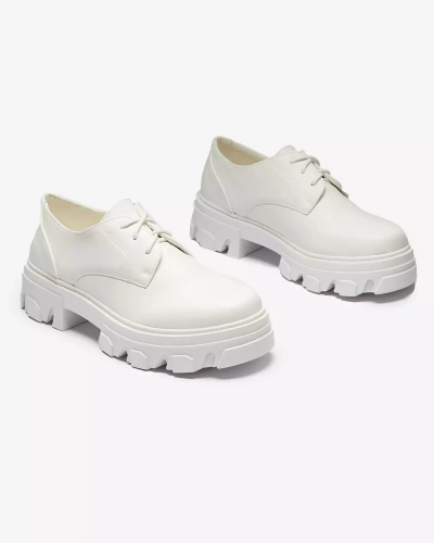 Weiße Damen-Halbschuhe Delgor- Footwear