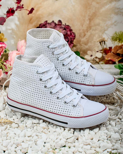 Royalfashion Damen Nimm durchbrochene Sneaker