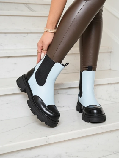 Royalfashion Blaue Userrus Damenstiefel
