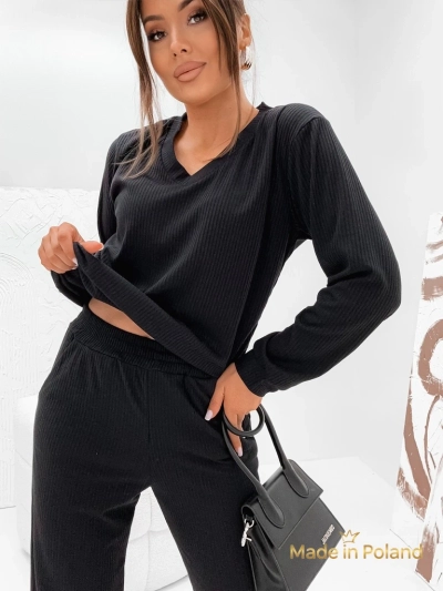 Baumwoll Damen Strickset Shadow Line
