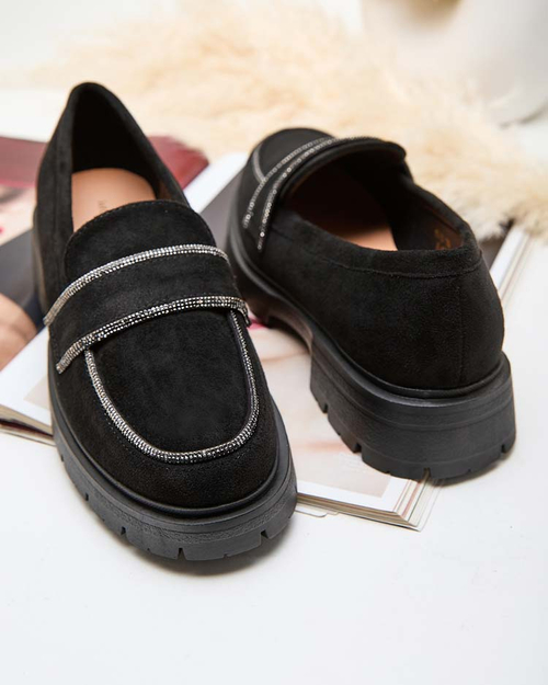 Royalfashion Жіночі мокасини з цирконами Eroime