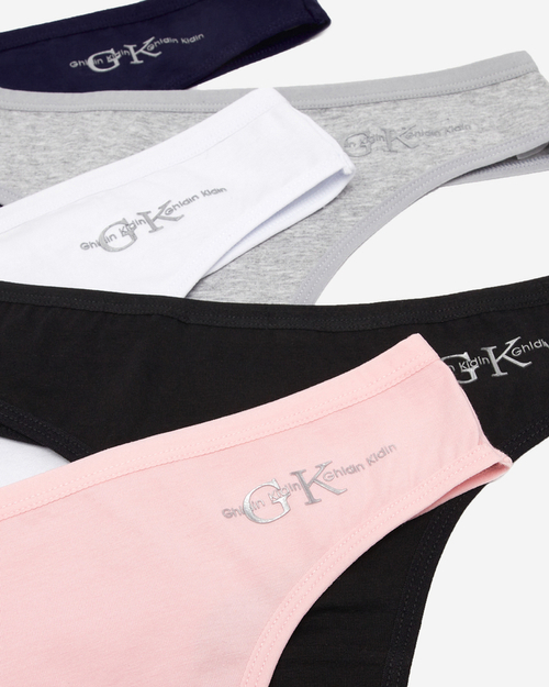 Набір бавовняних жіночих трусиків з написом