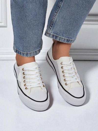 Royalfashion Damen perforierte Sneaker Rebbse