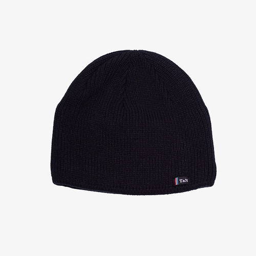 Чорна чоловіча утеплена шапка