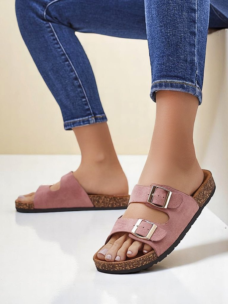 Royalfashion Damensandalen mit Schnallen Foumy