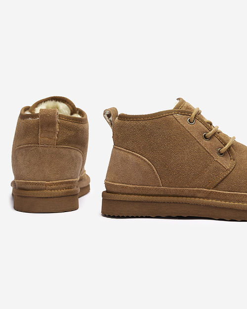 Коричневі жіночі утеплені черевики Miusho