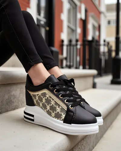 Royalfashion Damensportschuhe mit verborgenem Keil Jesioo