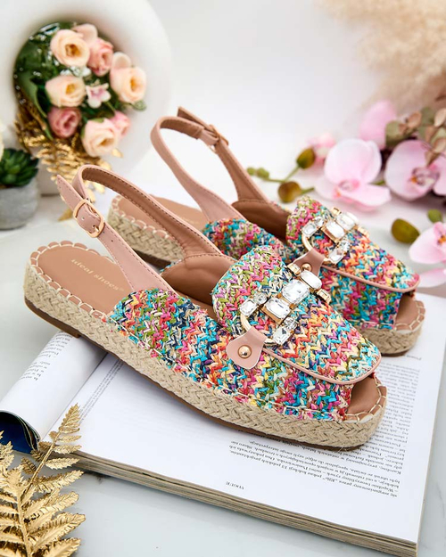 Royalfashion Damen-Espadrilles mit offener Spitze