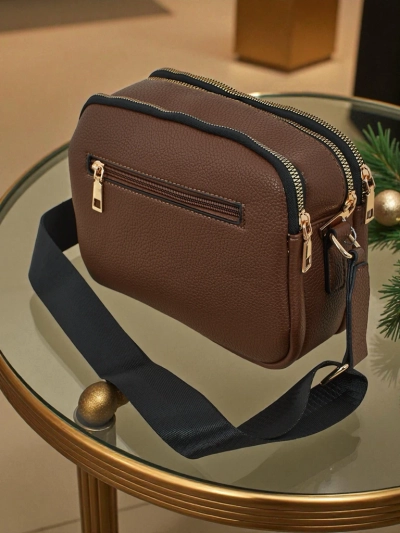 Gesteppte kleine Damenhandtasche aus Öko-Leder Corinne