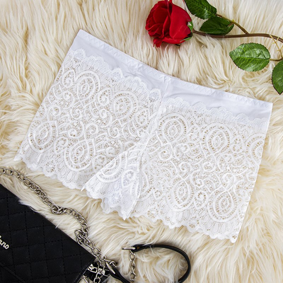 Weiße Boxershorts aus weißer Spitze - Unterwäsche