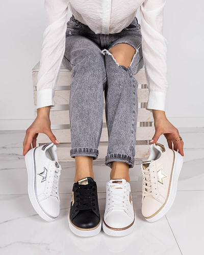 Taqeva Damen-Sportschuhe in Weiß und Rosa - Schuhe