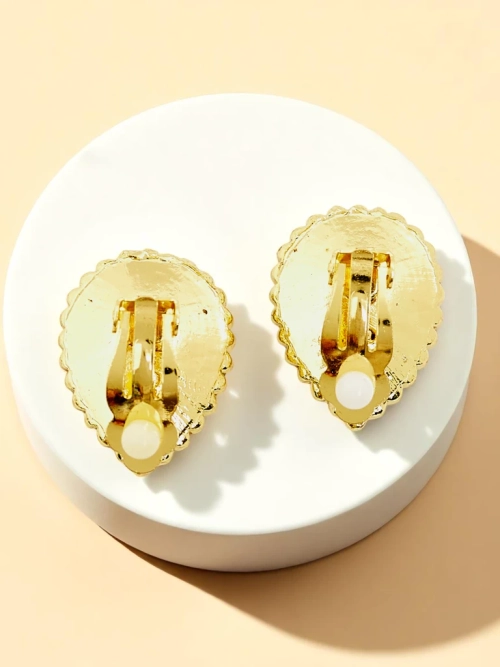 Royalfashion Жіночі кліпси з кристалами та кубічною цирконією