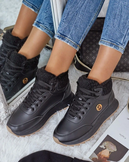 Жіночі кросівки Royalfashion Frozit зі штучним хутром