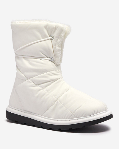 Weiße Damenschuhe a'la Schneestiefel Amirfu- Footwear
