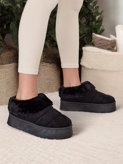 Royalfashion Kurze Damenstiefel à la Schneestiefel Eliozi