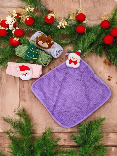 Royalfashion Weihnachtshandtuch-Set Frohe Weihnachten