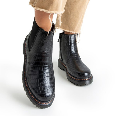 Galetiasi Damen Schlangenleder Stiefel - Schuhe