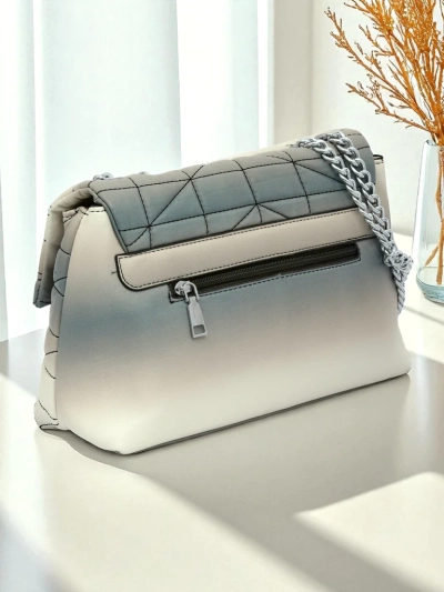 Royalfashion Kleine Damenhandtasche aus Öko-Leder mit Ombre-Effekt Sophie Rose