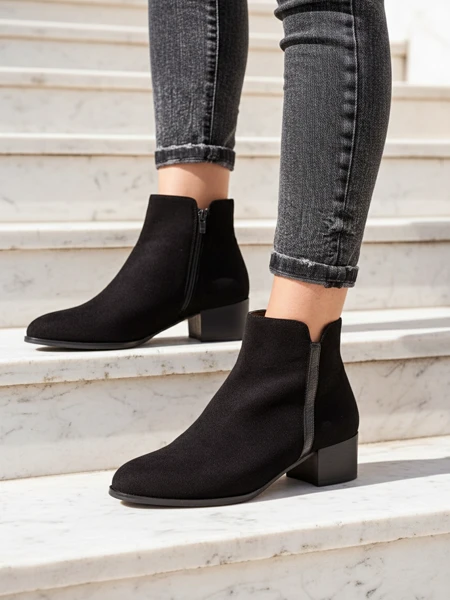Botki Amicus Nero Elegante für Herbst und Winter