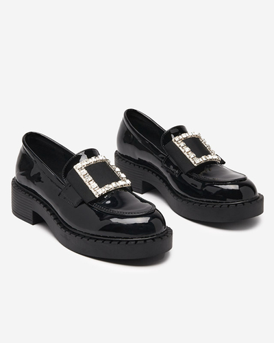 Lackschuhe mit schwarzer Schnalle Fogim - Footwear