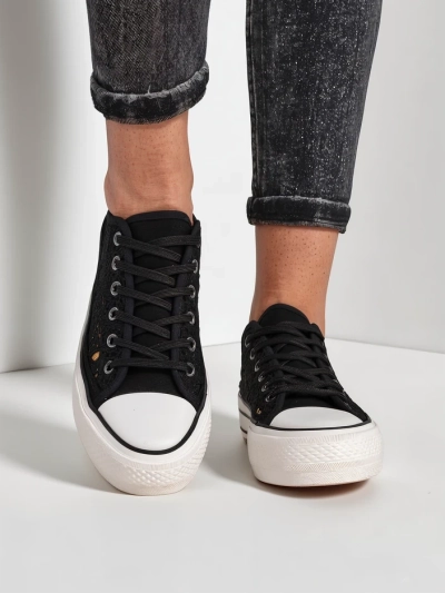 Royalfashion Damen perforierte Sneaker Nizzet
