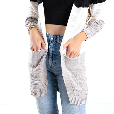 Жіночий кардиган з кишенями