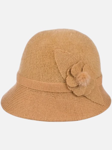 Damen-Melonenhut mit Verzierung Pearl Belle