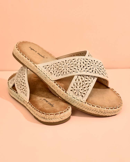 Жіночі шльопанці Royalfashion Tivona на плоскій підошві