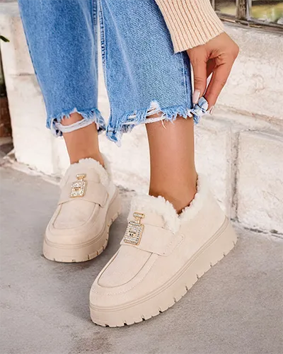 Royalfashion Damen isolierte Mokassins Viserr